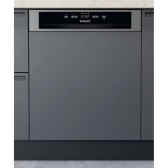 Hotpoint HBC2B19XUKN 60Cm Semi Integrated 13 Place Dishwasher - Inox Control 