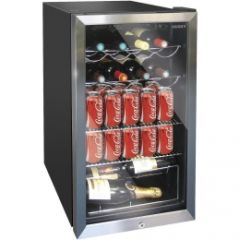 HUSKY HM39 47Cm Black With Glass Door U/Counter Wine Chiller 