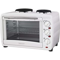 IGENIX IG7126 Table Top Oven With 2 Hot Plates