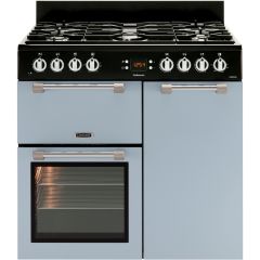 Leisure CK90F232B 90Cm Cookmaster Range Dual Fuel Blue