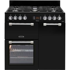 Leisure CK90F232K 90Cm Cookmaster Range Dual Fuel Black