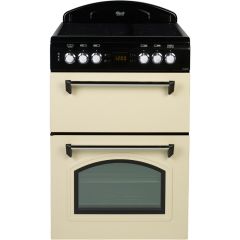 Leisure CLA60CEC 60Cm Double Oven Ceramic Cooker Cream