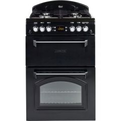 Leisure CLA60GAK 60Cm Double Oven Gas Cooker Black