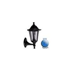 Minisun 17251 Black Ip44 Outdoor Up/Down Wall Lantern Plastic