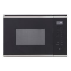 Montpellier MWBI73B 25L Integrated Microwave & Grill Black + Steel