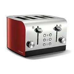 Morphy Richards 241002 Red 4 Slice Toaster