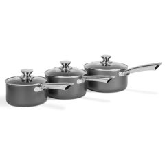 Morphy Richards 973023 Accents 3 Piece Pan Set Titanium