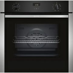 NEFF B1ACE4HN0B Electric CircoTherm® Single Oven - BLACK/STEEL - A Energy Rated