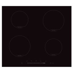 New World NWI60B 60Cm Black Induction Slider Control Hob