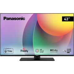 Panasonic TB43W60AEY 43" 4K HD Led Hdr, Dolby Atmos+Vision, TiVo Smart With Freely
