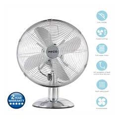 Pifco P40004 12' Chrome Desk Fan