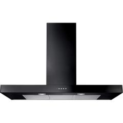 RANGEMASTER 105260 UNBHDS100BL 100Cm Flat Hood Black