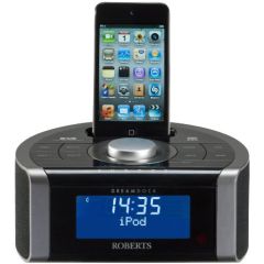 Roberts Radio DREAMDOCK DAB Clock Radio With Iphone Charger Dock