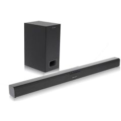 SHARP HTSBW110 2.1Ch 180W Soundbar With Wired Subwoofer USB, Bt, HDMI Graded