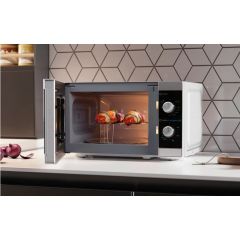 SHARP YC-MG01U-S 20L 800W Microwave With 1000W Grill - Silver