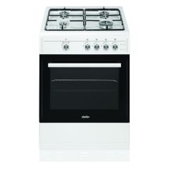 Simfer SIM51GW 50Cm Single Cavity Gas Cooker - Lpg Jet Included - White
