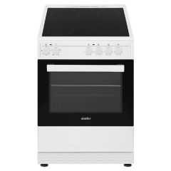 Simfer SIM61CW 60Cm White Electric Single Cavity Ceramic Cooker