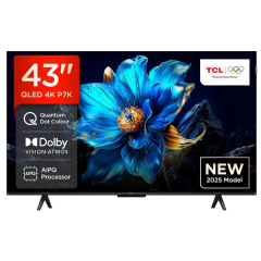 TCL 43P7K-UK 4K Qled Direct Led Hdr Google TV