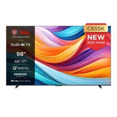 TCL 98C655K 98" 4K Qled Hdr Pro Android TV Dolby Atmos + Vision