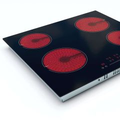 Teknix BITK6SLC 60Cm Ceramic Hob With Touch Controls