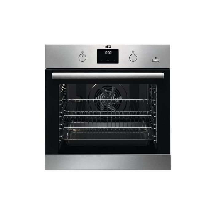 AEG BES35501EM 62.5cm Built In Electric Single Oven Stainless Steel